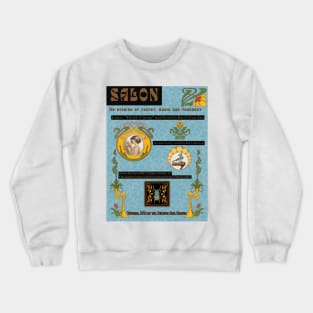 Cicely Alaska Salon Art Nouveau Poster Crewneck Sweatshirt